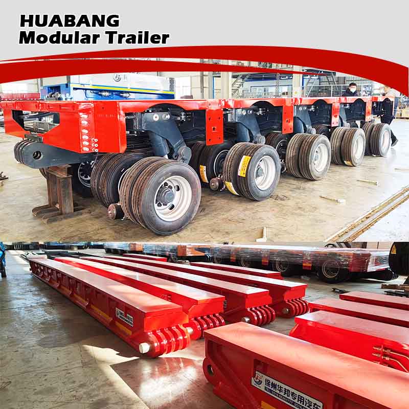 Heavy Transporter Multi Axle Modular Trailer Hydraulic Trailer For Sale