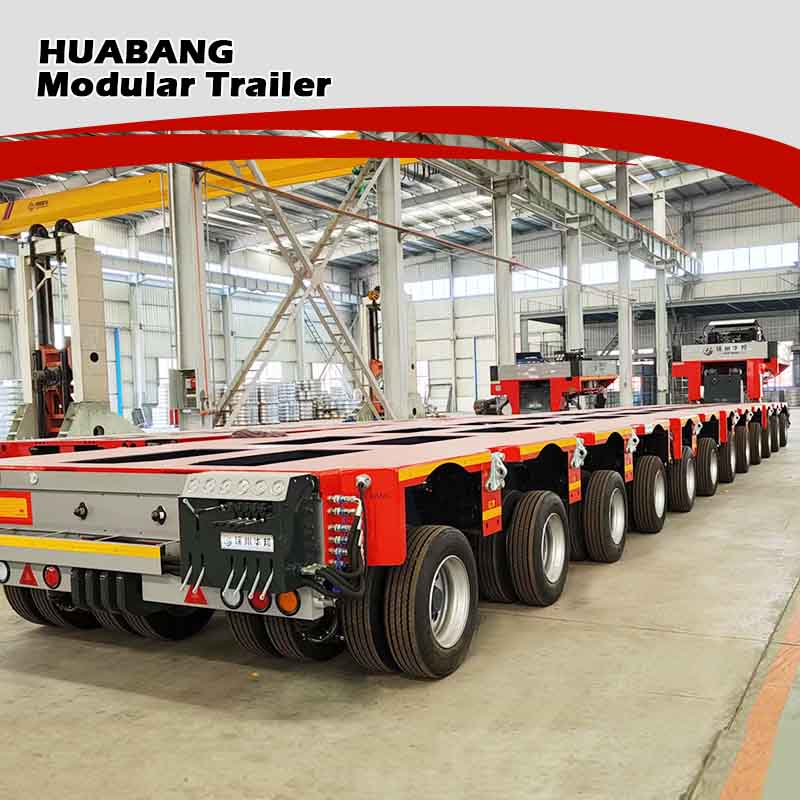 Heavy Transporter Multi Axle Modular Trailer Hydraulic Trailer For Sale