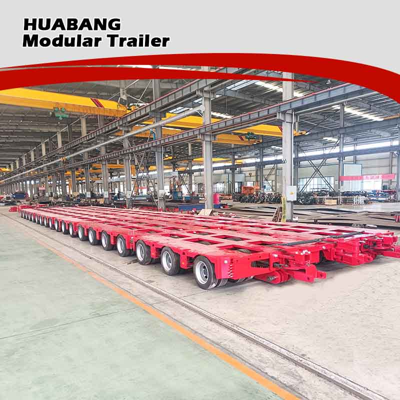 Heavy Transporter Multi Axle Modular Trailer Hydraulic Trailer For Sale